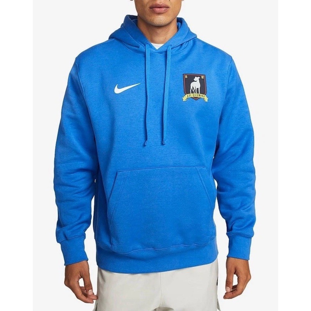 Nike AFC Richmond Ted Lasso Fleece Pullover Hoodie Adult XL Blue 336328-43J